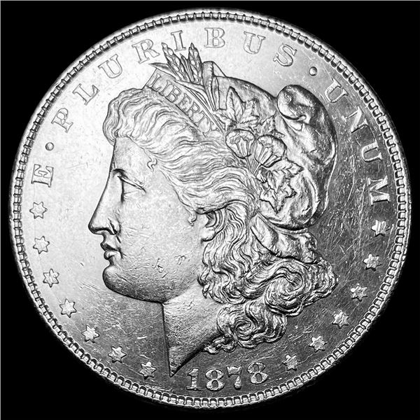 1878 8TF Silver Morgan Dollar CHOICE AU