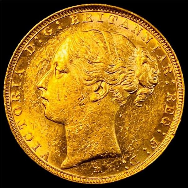 1886 Gold Sovereign Victoria CHOICE AU