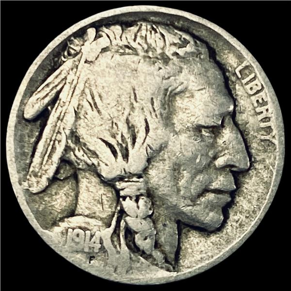 1914-D Buffalo Nickel LIGHTLY CIRCULATED