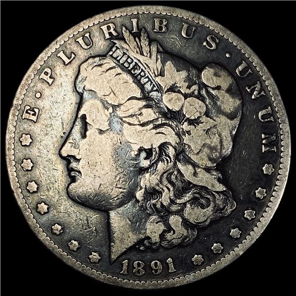 1891-CC Silver Morgan Dollar NICELY CIRCULATED