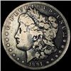 Image 1 : 1891-CC Silver Morgan Dollar NICELY CIRCULATED