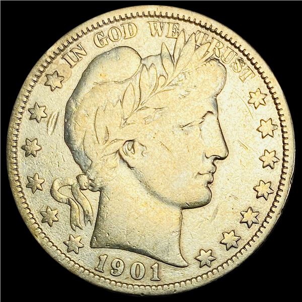 1901-S Silver Barber Half Dollar UNCIRCULATED