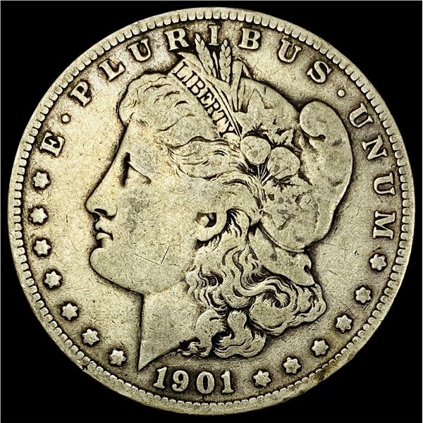 1901-S Silver Morgan Dollar ABOUT UNCIRCULATED