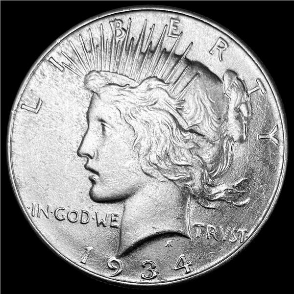 1934 Silver Peace Dollar CHOICE BU