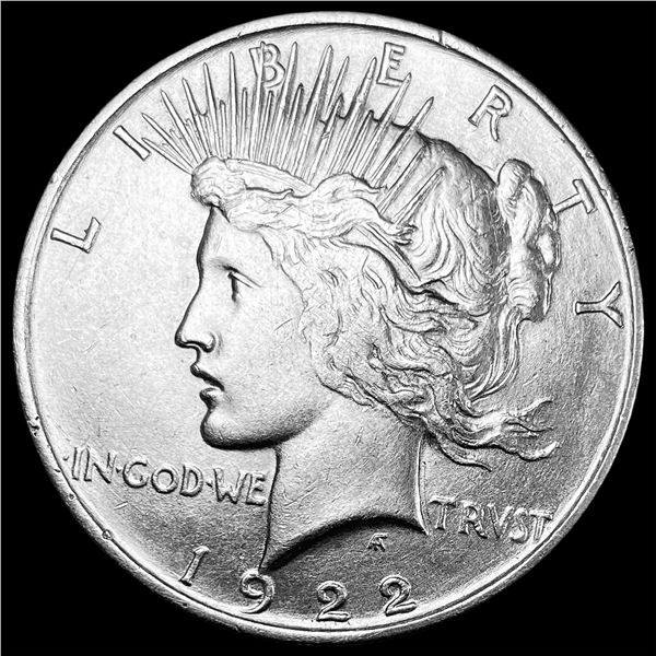 1922-D Silver Peace Dollar CHOICE AU