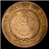Image 2 : 1872 Copper Two-Cent Piece LIGHTLY CIRCULATED