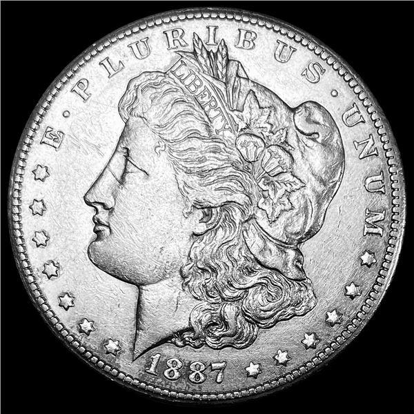 1887-S Silver Morgan Dollar CLOSELY UNCIRCULATED