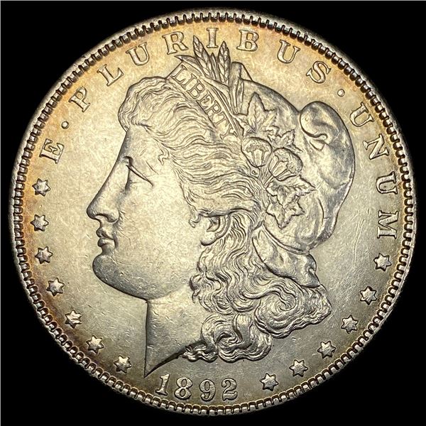 1892 Silver Morgan Dollar CHOICE AU