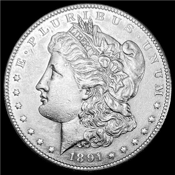 1891-S Silver Morgan Dollar CHOICE AU