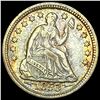 Image 1 : 1853 Arrows Seated Liberty Half Dime CLOSELY UNCIRCULATED
