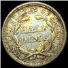 Image 2 : 1853 Arrows Seated Liberty Half Dime CLOSELY UNCIRCULATED