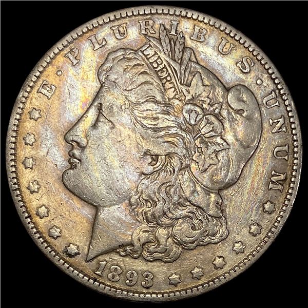 1893 Silver Morgan Dollar NEARLY UNCIRCULATED