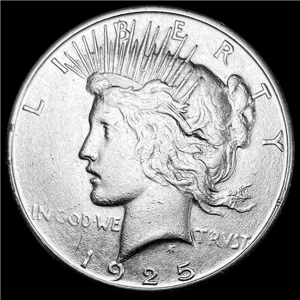 1925-S Silver Peace Dollar CLOSELY UNCIRCULATED