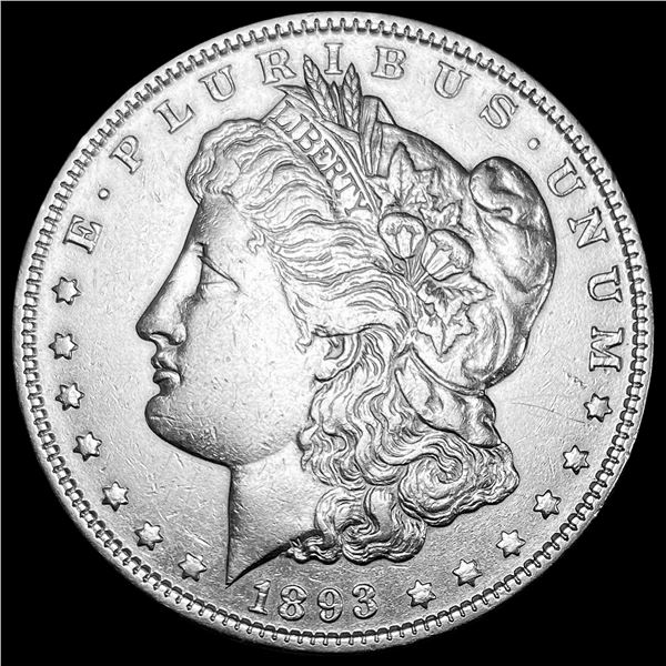 1893-S Silver Morgan Dollar CLOSELY UNCIRCULATED