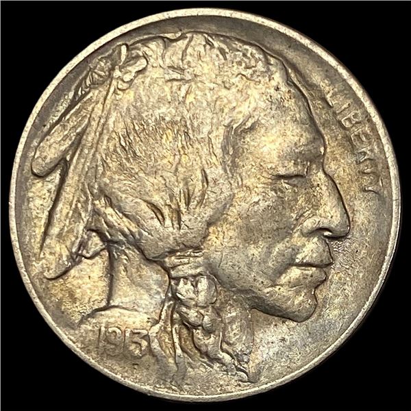 1913 Type 1 Buffalo Nickel CHOICE AU
