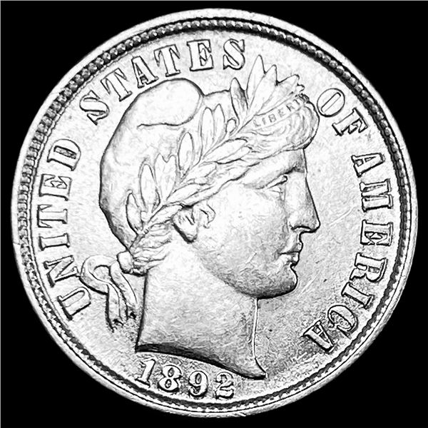 1892 Silver Barber Dime UNCIRCULATED