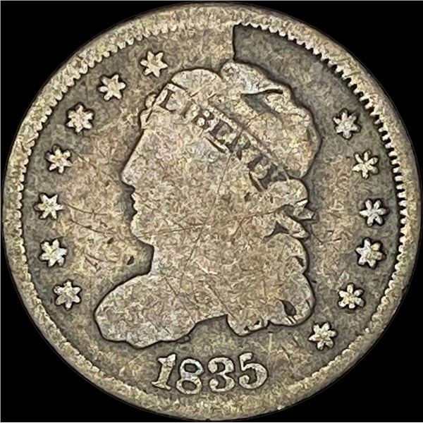 1835 Capped Bust Half Dime NICELY CIRCULATED