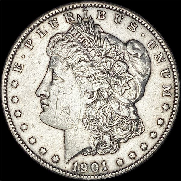 1901-S Silver Morgan Dollar CLOSELY UNCIRCULATED