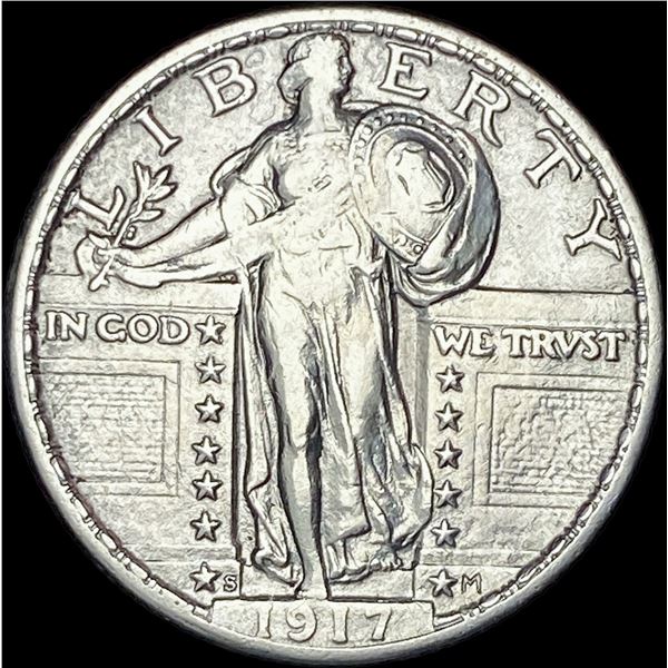 1917-S Type 2 Standing Liberty Quarter CLOSELY UNCIRCULATED