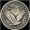 Image 2 : 1917 Type 1 Standing Liberty Quarter NEARLY UNCIRCULATED