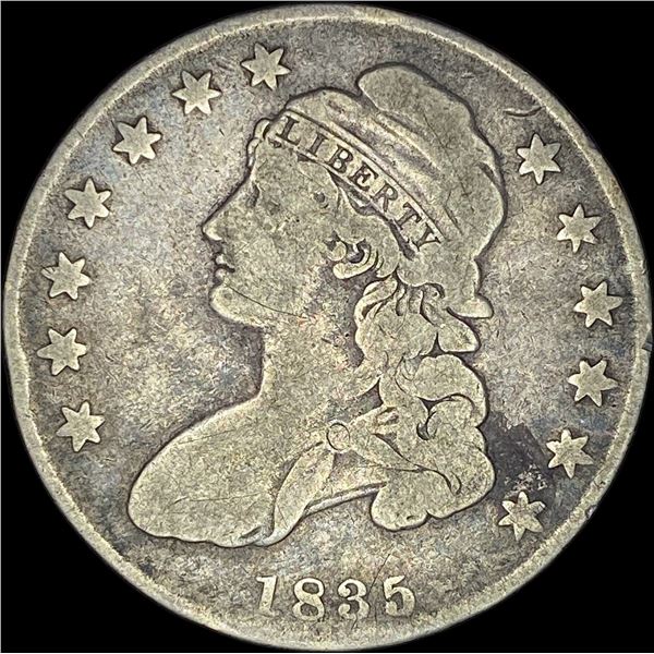 1835 Capped Bust Half Dollar NICELY CIRCULATED