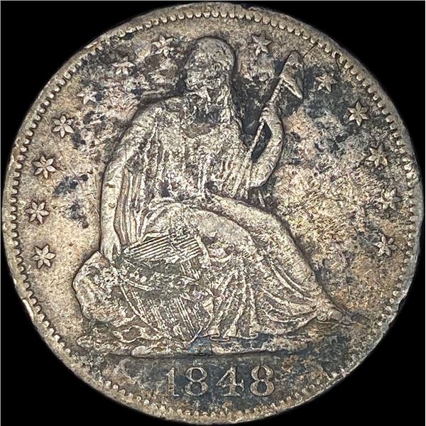 1848-O Seated Liberty Half Dollar NICELY CIRCULATED