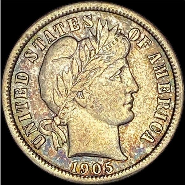 1905-O Silver Barber Dime CLOSELY UNCIRCULATED