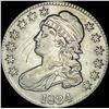 Image 1 : 1834 Capped Bust Half Dollar ABOUT UNCIRCULATED