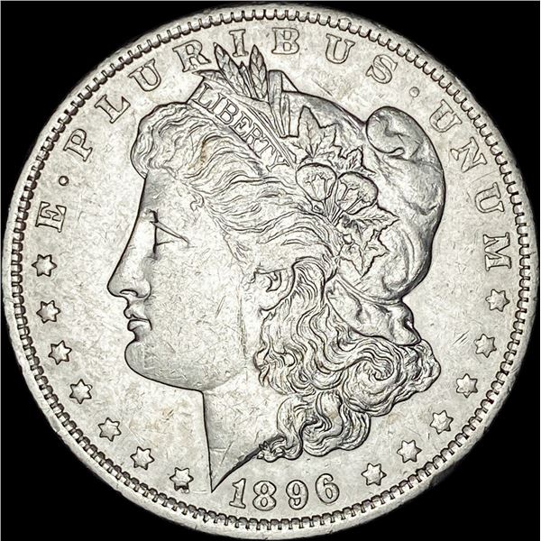 1896 Silver Morgan Dollar CLOSELY UNCIRCULATED