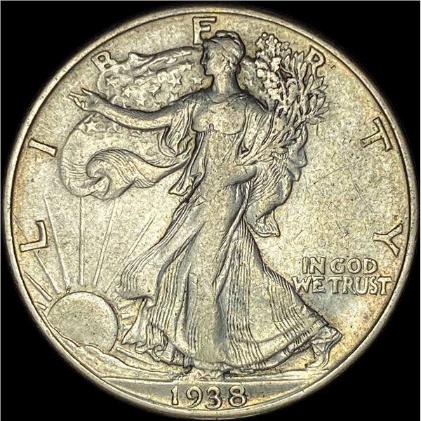 1938-D Walking Liberty Half Dollar CLOSELY UNCIRCULATED