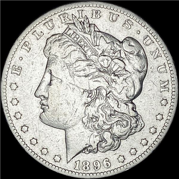 1896-S Silver Morgan Dollar ABOUT UNCIRCULATED