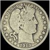 Image 1 : 1913 Barber Half Dollar NICELY CIRCULATED