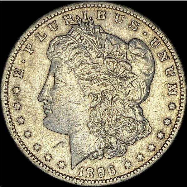 1896-O Morgan Silver Dollar NEARLY UNCIRCULATED
