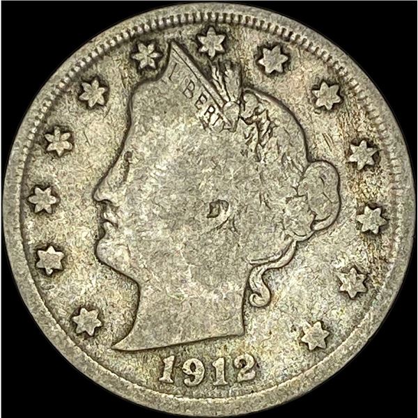 1912-S Liberty Head Nickel NICELY CIRCULATED