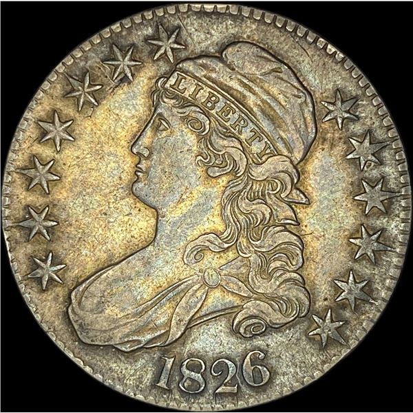 1826 Capped Bust Half Dollar CLOSELY UNCIRCULATED