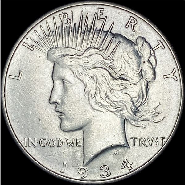 1934-D Silver Peace Dollar CLOSELY UNCIRCULATED
