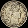 Image 1 : 1909 Barber Half Dollar NEARLY UNCIRCULATED