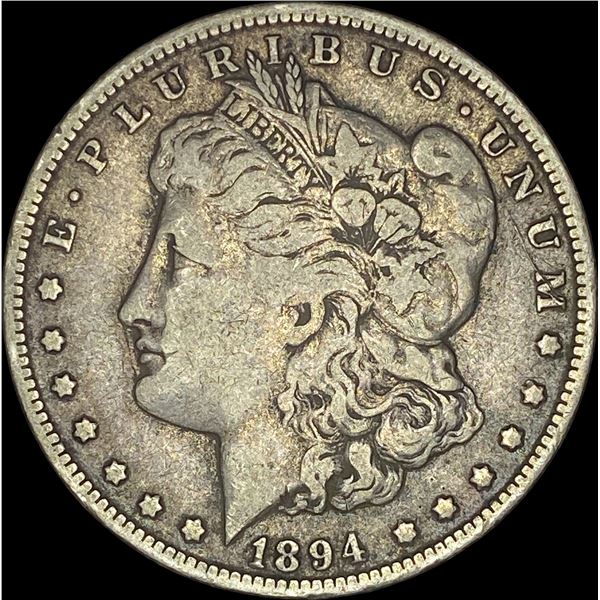 1894-O Silver Morgan Dollar NEARLY UNCIRCULATED