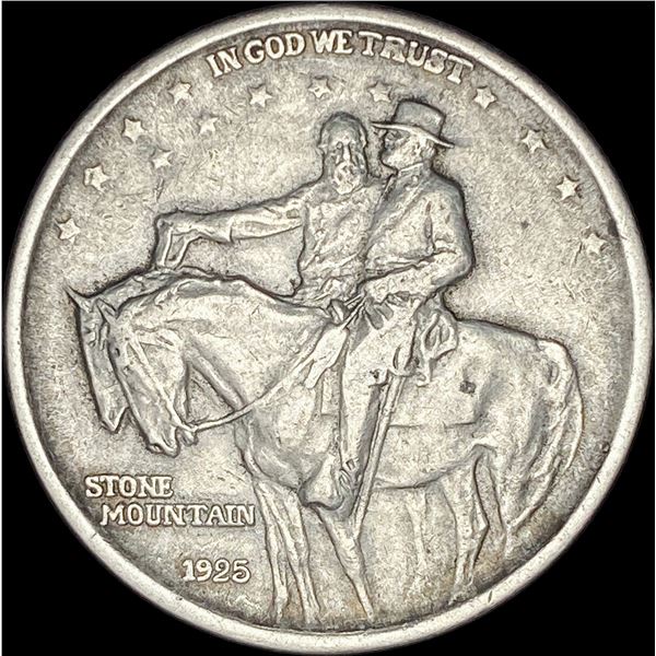 1925 Stone Mountain Half Dollar NEARLY UNCIRCULATED