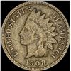 Image 1 : 1908-S Indian Head Cent ABOUT UNCIRCULATED