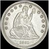 Image 1 : 1861 Seated Liberty Silver Quarter UNCIRCULATED