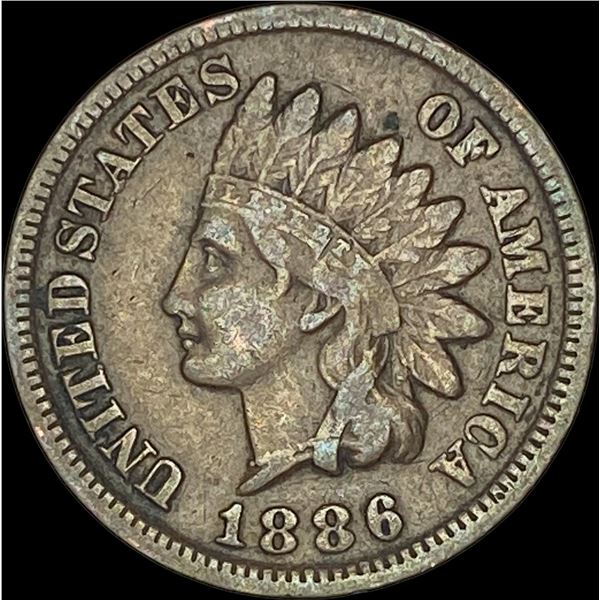 1886-S Indian Head Cent ABOUT UNCIRCULATED