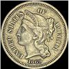Image 1 : 1869 Nickel Three-Cent Piece NEARLY UNCIRCULATED