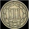 Image 2 : 1869 Nickel Three-Cent Piece NEARLY UNCIRCULATED