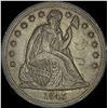 Image 1 : 1843 Seated Liberty Silver Dollar CLOSELY UNCIRCULATED
