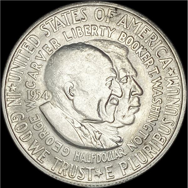 1954-S Booker T. Washington Half Dollar CHOICE BU