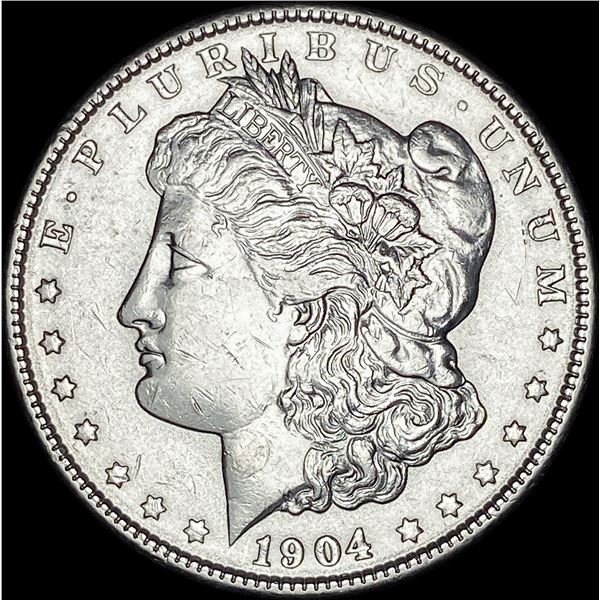 1904 Silver Morgan Dollar CHOICE AU