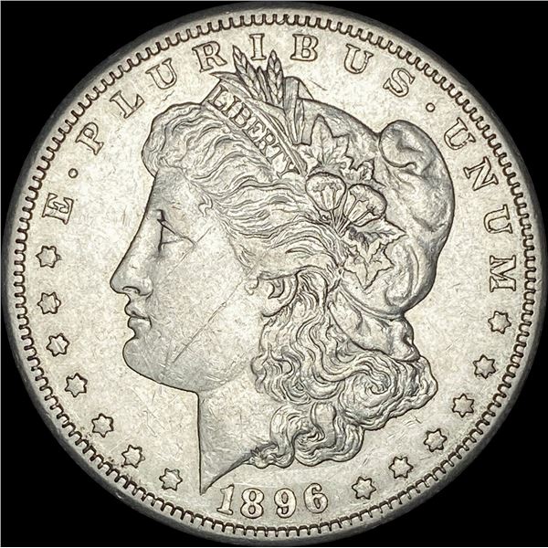 1896-S Silver Morgan Dollar CLOSELY UNCIRCULATED