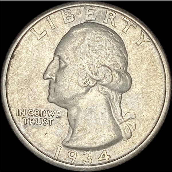 1934-D Silver Washington Quarter CLOSELY UNCIRCULATED