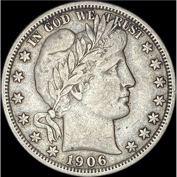 1906 Barber Half Dollar NEARLY UNCIRCULATED